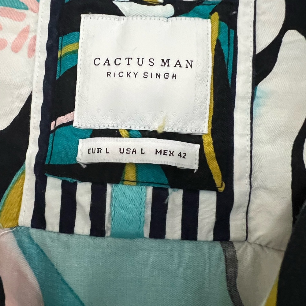 Cactusman Multicolor Button-Down Patterned Shirt - image 2